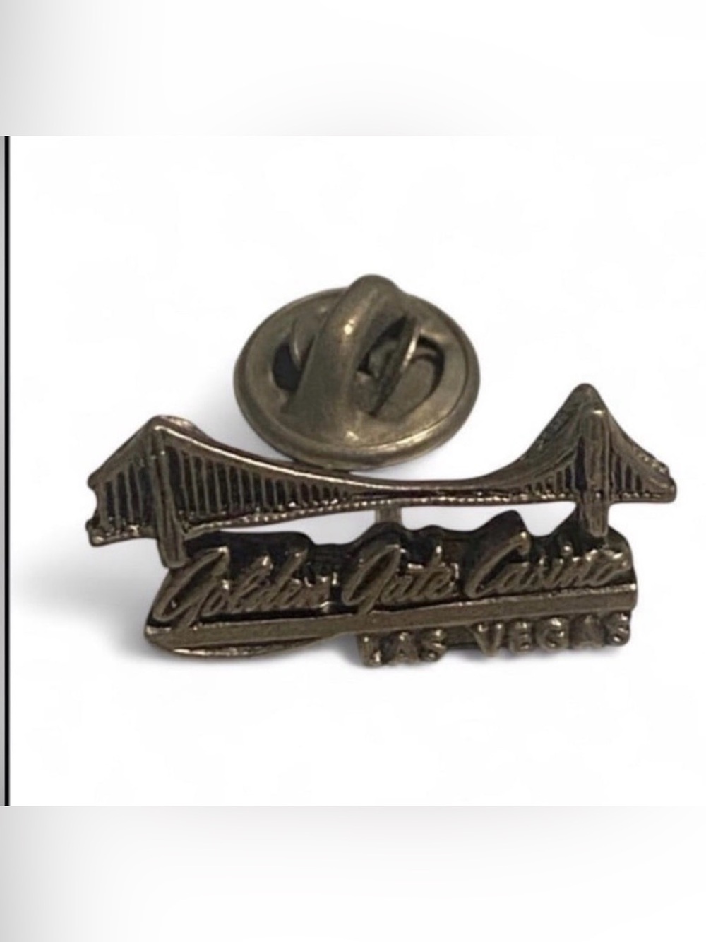 Vintage Golden Casino Las Vegas Lapel Pin #7984